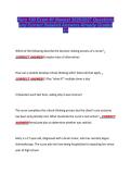 Nurs 100 Exam &num;1 Newest 2026&sol;2027 Questions &NewLine;and Correct Detailed Answers Already Graded &NewLine;A&plus; 