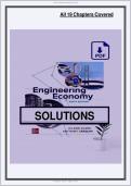 Engineering Economy&comma; 9th Edition &mdash; Leland Blank & Anthony Tarquin &mdash; Solutions Manual