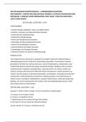 HESI RN ADVANCED PATHOPHYSIOLOGY &ndash; COMPREHENSIVE QUESTIONS &NewLine;AND ANSWERS &vert; VERIFIED AND WELLDETAILED ANSWERS &vert; DETAILED EXPLANATIONS AND &NewLine;RATIONALES &vert; COMPLETE EXAM PREPARATION STUDY GUIDE &vert; PRACTICE QUESTIONS &vert; &NewLine;LATEST EXAM UPDATE HESI RN ADVANCED PATH