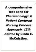 Pharmacology&colon; A Patient-Centered Nursing Process Approach 12th Edition Test Bank