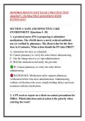 HONDROS HESI PN EXIT EXAM 2 PRACTICE TEST &NewLine;2026&sol;2027 &vert; 150 PRACTICE QUESTIONS WITH &NewLine;RATIONALES