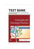 Concepts for Nursing Practice&comma; 4th Edition by Jean Foret Giddens &ndash; Complete Test Bank for All 57 Concepts with NCLEX-Style Questions&comma; Answers&comma; Rationales&comma; and Instructor Answer Keys 