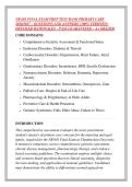 NR 601 FINAL EXAM PREP TEST BANK PRIMARY CARE &NewLine;2026&sol;2027 &ndash; QUESTIONS AND ANSWERS &vert; 100&percnt; VERIFIED &vert; &NewLine;DETAILED RATIONALES &ndash; PASS GUARANTEED &ndash; A&plus; GRADED 