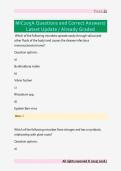 MIC205A Questions and Correct Answers&sol; &NewLine;Latest Update &sol; Already Graded