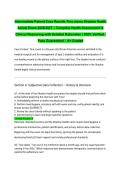 Intermediate Patient Case Results Tina Jones Shadow Health Actual Exam 2026&sol;2027 &ndash; Complete Health Assessment & Clinical Reasoning with Detailed Rationales &vert; 100&percnt; Verified &vert; Pass Guaranteed &ndash; A&plus; Graded