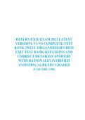 HESI RN Exit Exam 2023 V1&ndash;V6 &ndash; Practice Questions and Answers Exam Review