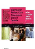 SONOGRAPHY CANADA &lpar;GENERALIST&rpar; -   &vert; BRAND NEW ACTUAL EXAM QUESTIONS &   VERIFIED ANSWERS