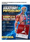 Fundamentals of Anatomy & Physiology 12th Edition Test Bank &vert; 995 Practice MCQs &plus; Rationales&comma; Concept Pearls & Exam Strategies &vert; All 29 Chapters &vert; Martini&comma; Nath & Bartholomew &vert; BIOL 3320&sol;3330 &vert; ISBN 9780137854318 &vert; 2026&ndash;2027
