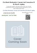 Test Bank Biochemistry&colon; Concepts and Connections 1st Edition by Dean R&period; Appling &vert; Complete Exam Questions & Answers 2026