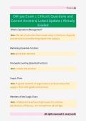 OM 300 Exam 1 Chilcutt Questions and &NewLine;Correct Answers&sol; Latest Update &sol; Already &NewLine;Graded 