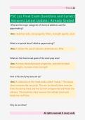 PSE 201 Final Exam Questions and Correct &NewLine;Answers&sol; Latest Update &sol; Already Graded