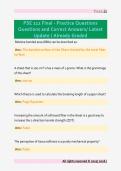 PSE 212 Final - Practice Questions &NewLine;Questions and Correct Answers&sol; Latest &NewLine;Update &sol; Already Graded