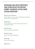 BECKMANN AND LINGS OBSTETRICS&NewLine;AND GYNECOLOGY 8TH EDITION&NewLine;ROBERT CASANOVA ACTUAL PAPER&NewLine;SOLVED QUESTIONS