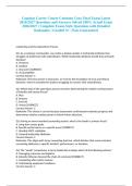 Captains Career Course Common Core Final Exam Latest 2026&sol;2027 Questions and Answers Solved 100&percnt; Actual Exam 2026&sol;2027 &vert; Complete Exam-Style Questions with Detailed Rationales &vert; Graded A&plus; &vert; Pass Guaranteed