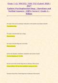 NSG 552 &lpar;Latest 2026-2027 Update&rpar; Psychopharmacology 