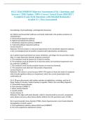 WGU D344 PMHNP Objective Assessment &lpar;OA&rpar; &vert; Questions and Answers &vert; 2026 Update &vert; 100&percnt; Correct Actual Exam 2026&sol;2027 &vert; Complete Exam-Style Questions with Detailed Rationales &vert; Graded A&plus; &vert; Pass Guaranteed