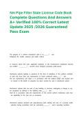 Nm Pipe Fitter State License Code Book Complete Questions And Answers A&plus; Verified 100&percnt; Correct Latest Update 2025 &sol;2026 Guaranteed Pass Exam&NewLine;&NewLine;&NewLine;