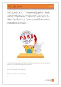 NSG 526 Exam 2 &vert; Complete Question Bank &NewLine;with Verified Answers &vert; 2025&sol;26&vert; Review & &NewLine;Next Gen Practice Questions with Answers&comma; &NewLine;Detailed Rationales 