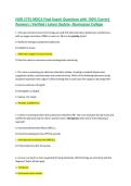 NUR 2755 MDC4 Final Exam&vert; Questions with 100&percnt; Correct Answers &vert; Verified &vert; Latest Update -Rasmussen College