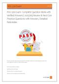 NSG 526 Exam  Complete Question Bank with &NewLine;Verified Answers &vert; 2025&sol;26&vert; Review & Next Gen &NewLine;Practice Questions with Answers&comma; Detailed &NewLine;Rationales 
