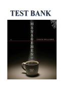 Management 7th Edition Test Bank by Williams &vert; Business Management Exam Prep 2026&sol;2027
