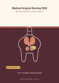 Medical-Surgical Nursing 2026&colon; 300 Practice Questions&comma; Answers & Rationale