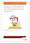 NSG 526 Exam  Complete 2 Question Bank &NewLine;with Verified Answers &vert; 2025&sol;26&vert; Review & &NewLine;Next Gen Practice Questions with Answers&comma; &NewLine;Detailed Rationales &NewLine; 