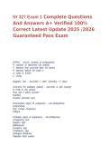 Nr 327 Exam 1 Complete Questions And Answers A&plus; Verified 100&percnt; Correct Latest Update 2025 &sol;2026 Guaranteed Pass Exam