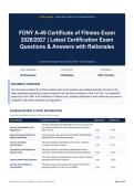 FDNY A-49 Certificate of Fitness Exam 2026&sol;2027 - Latest Certification Exam Questions & Answers with Rationales