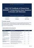 FDNY F-07 Certificate of Fitness Exam 2026&sol;2027 - Comprehensive Exam Questions & Answers with Rationales
