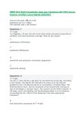 NRNP 6541 Week 6 knowledge check quiz &vert; Questions with 100&percnt; Correct&NewLine;Answers &vert; Verified &vert; Latest Update&vert; 2026&sol;2027&period;