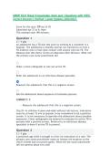 NRNP 6541 Week 9 knowledge check quiz &vert; Questions with 100&percnt;&NewLine;Correct Answers &vert; Verified &vert; Latest Update&vert; 2026&sol;2027&period;
