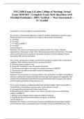 NSG 3100 Exam 4 &lpar;Galen College of Nursing&rpar; Actual Exam 2026&sol;2027 &vert; Complete Exam-Style Questions with Detailed Rationales &vert; 100&percnt; Verified &mdash; Pass Guaranteed &ndash; A&plus; Graded