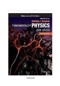 Solutions Manual Fundamentals of Physics &lpar;Extended&rpar; 12th Edition By David Halliday&comma; Robert Resnick&comma; Jearl Walker All 44 Chapter Included&comma; Complete Guide A&plus; ISBN&colon; 9781119773511