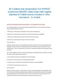 RCA Indiana State Jurisprudence ACTUAL EXAM 2026&sol;2027 &vert; Study Guide &vert; Verified Q&A &vert; Pass Guaranteed - A&plus; Graded&NewLine;&NewLine;