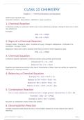  Class 10 Chemistry &vert; Chapter 1 &ndash; Chemical Reactions & Equations 