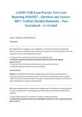 AAERT CDR Exam Practice Test Court Reporting 2026&sol;2027 &ndash; Questions and Answers &vert; 100&percnt; Verified &vert; Detailed Rationales &ndash; Pass Guaranteed &ndash; A&plus; Graded&NewLine;