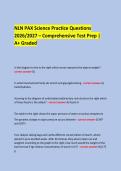 NLN PAX Science Practice Questions &NewLine;2026&sol;2027 &ndash; Comprehensive Test Prep &vert; A&plus; Graded &NewLine;  &NewLine;