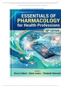 Test Bank for Essentials of Pharmacology for Health Professions 10th Edition &lpar;Cengage&comma; &rpar; by Bruce Colbert&comma; Adam James and Elizabeth Katrancha&comma; Isbn no&semi; 9788214116069&comma; all 27 Chapters Covered 