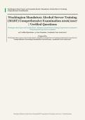 Washington Mandatory Alcohol Server Training &lpar;MAST&rpar;&NewLine;&vert; Washington State Liquor and Cannabis Board&NewLine;&vert; Academic Year 2026&sol;2027&NewLine;&vert; Comprehensive Licensing Examination&NewLine;&vert; 40 Verified Questions and Correct Answer Rationales