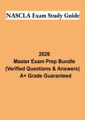 NASCLA Exam Study Guide 2026 &vert; Commercial General Building Contractor Exam Review & Prep