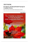 Test Bank &mdash; Psychiatric and Mental Health Nursing for Canadian Practice&comma; 5th Edition &lpar;Austin&comma; Peternelj-Taylor&comma; Kunyk & Boyd&comma; 2022&rpar; &vert; All Chapters Covered