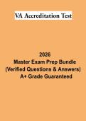 VA Accreditation Test Study Guide 2026 &vert; Veterans Affairs Claims Agent Exam Review & Preparation