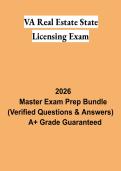 VA Real Estate State Licensing Exam 2026 &vert; Virginia Real Estate License Exam Study Guide & Practice Test