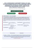 OHIO JURISPRUDENCE ASSESSMENT MODULE &lpar;OH JAM&rpar;&NewLine;PRACTICE EXAMINATION WITH ACTUAL QUESTIONS VERIFIED&NewLine;ANSWERS&comma;PLUS RATIONALES &sol;EXPERT VERIFIED FOR&NewLine;GUARANTEED PASS &lpar;2026&sol;2027 STUDY GUIDE&rpar; LATEST&NewLine;UPDATE&sol;INSTANT DOWNLOAD PDF