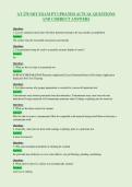 AT 278 NDT EXAM PT UPDATED ACTUAL QUESTIONS&NewLine;AND CORRECT ANSWERS