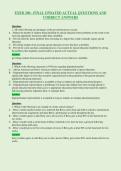 EXED 200 - FINAL UPDATED ACTUAL QUESTIONS AND&NewLine;CORRECT ANSWERS