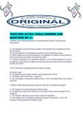TEXAS RDA ACTUAL FINALS ANSWERS AND QUESTIONS SET A&period;pdf
