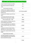 ECPI Math Test Questions and Answers Rated A