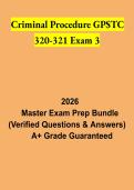Criminal Procedure GPSTC 320-321 Exam 3 &vert; Georgia Law Enforcement Study Guide & Practice Questions 2026